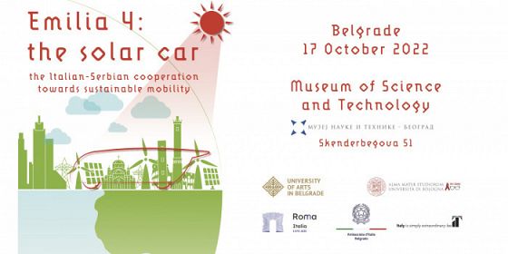 Emilia 4: the solar car. Italian – Serbian cooperation towards sustainable mobility
